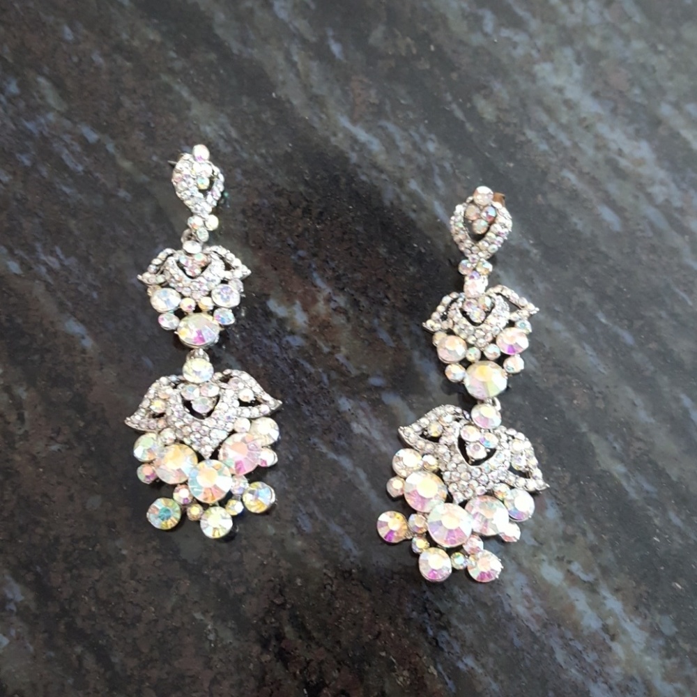 Rhinestone earrings
